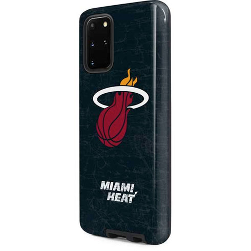 NBA Miami Heat Black Partial Logo Galaxy S20 Plus Pro Case