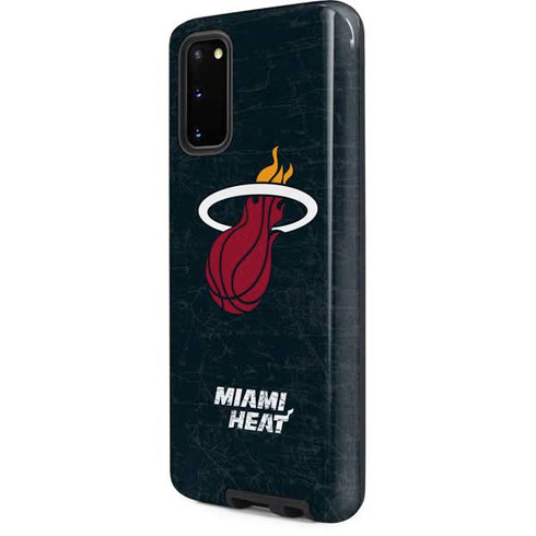 NBA Miami Heat Black Partial Logo Galaxy S20 Pro Case
