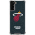 NBA Miami Heat Black Partial Logo Galaxy S21 Plus 5G Clear Case