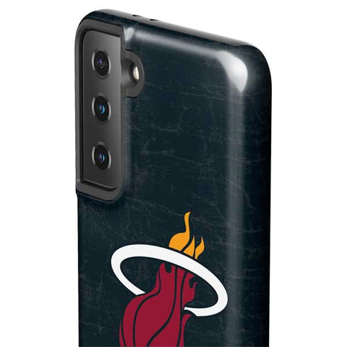 NBA Miami Heat Black Partial Logo Galaxy S21 Plus 5G Pro Case