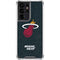 NBA Miami Heat Black Partial Logo Galaxy S21 Ultra 5G Clear Case