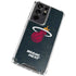 NBA Miami Heat Black Partial Logo Galaxy S21 Ultra 5G Clear Case