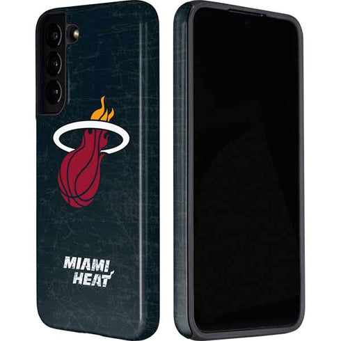 NBA Miami Heat Black Partial Logo Galaxy S22 Plus Pro Case