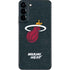 NBA Miami Heat Black Partial Logo Galaxy S22 Plus Skin