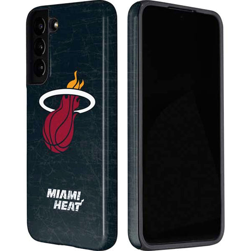 NBA Miami Heat Black Partial Logo Galaxy S22 Pro Case