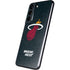 NBA Miami Heat Black Partial Logo Galaxy S22 Skin
