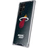 NBA Miami Heat Black Partial Logo Galaxy S22 Ultra Clear Case