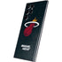 NBA Miami Heat Black Partial Logo Galaxy S22 Ultra Skin