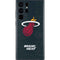 NBA Miami Heat Black Partial Logo Galaxy S22 Ultra Skin
