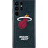 NBA Miami Heat Black Partial Logo Galaxy S22 Ultra Skin