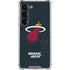 NBA Miami Heat Black Partial Logo Galaxy S23 Clear Case