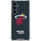 NBA Miami Heat Black Partial Logo Galaxy S23 FE Clear Case