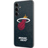 NBA Miami Heat Black Partial Logo Galaxy S23 FE Skin