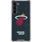 NBA Miami Heat Black Partial Logo Galaxy S23 Plus Clear Case