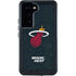 NBA Miami Heat Black Partial Logo Galaxy S23 Waterproof Case