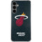 NBA Miami Heat Black Partial Logo Galaxy S24 Plus Clear Case