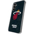 NBA Miami Heat Black Partial Logo Galaxy S24 Plus Clear Case