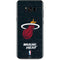 NBA Miami Heat Black Partial Logo Galaxy S8 Plus Skin