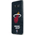 NBA Miami Heat Black Partial Logo Galaxy S8 Skin