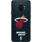 NBA Miami Heat Black Partial Logo Galaxy S9 Plus Skin