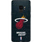 NBA Miami Heat Black Partial Logo Galaxy S9 Skin