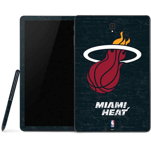 NBA Miami Heat Black Partial Logo Samsung Galaxy Tab Skin