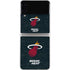 NBA Miami Heat Black Partial Logo Galaxy Z Flip3 5G Skin