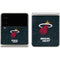 NBA Miami Heat Black Partial Logo Galaxy Z Flip3 5G Skin