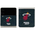 NBA Miami Heat Black Partial Logo Galaxy Z Flip3 5G Skin