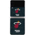 NBA Miami Heat Black Partial Logo Galaxy Z Flip4 5G Skin