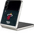 NBA Miami Heat Black Partial Logo Galaxy Z Flip4 5G Skin
