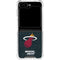 NBA Miami Heat Black Partial Logo Galaxy Z Flip5 5G Clear Case