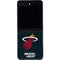 NBA Miami Heat Black Partial Logo Galaxy Z Flip5 5G Skin