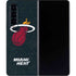 NBA Miami Heat Black Partial Logo Galaxy Z Fold4 5G Skin