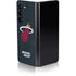 NBA Miami Heat Black Partial Logo Galaxy Z Fold5 5G Skin