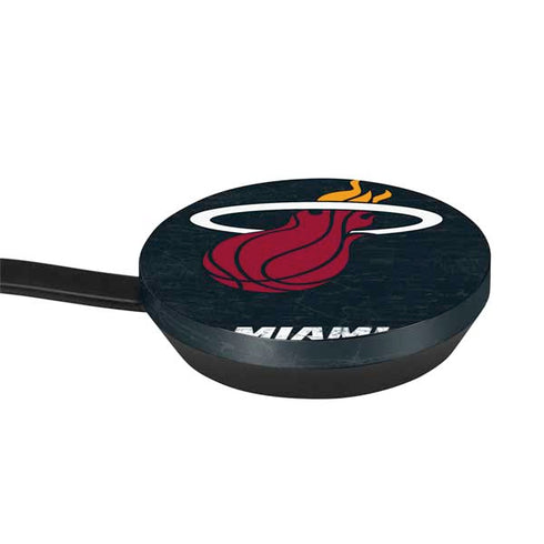 NBA Miami Heat Black Partial Logo Google Stadia Controller Skin