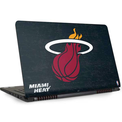 NBA Miami Heat Black Partial Logo Dell Inspiron Skin