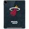 NBA Miami Heat Black Partial Logo iPad Pro 12.9in (2020) Clear Case