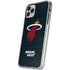 NBA Miami Heat Black Partial Logo iPhone 11 Pro Clear Case
