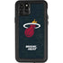 NBA Miami Heat Black Partial Logo iPhone 11 Pro Max Waterproof Case