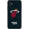NBA Miami Heat Black Partial Logo iPhone 11 Skin