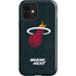 NBA Miami Heat Black Partial Logo iPhone 12 Impact Case