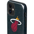 NBA Miami Heat Black Partial Logo iPhone 12 Impact Case