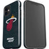 NBA Miami Heat Black Partial Logo iPhone 12 Impact Case