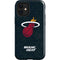 NBA Miami Heat Black Partial Logo iPhone 12 Mini Impact Case