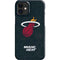 NBA Miami Heat Black Partial Logo iPhone 12 Mini Lite Case