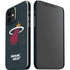 NBA Miami Heat Black Partial Logo iPhone 12 Mini Lite Case