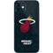 NBA Miami Heat Black Partial Logo iPhone 12 Mini Skin