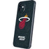 NBA Miami Heat Black Partial Logo iPhone 12 Mini Skin
