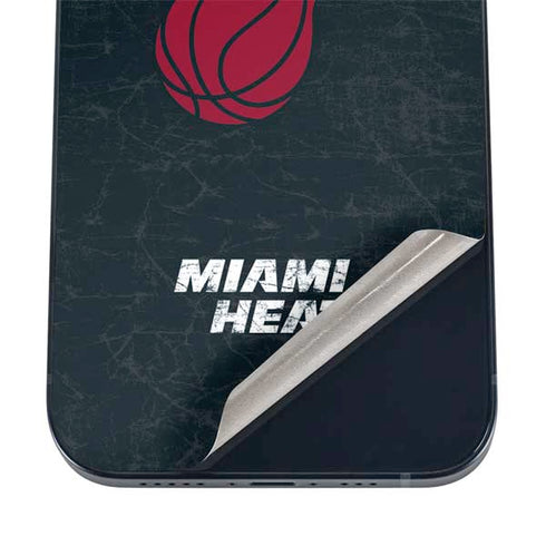 NBA Miami Heat Black Partial Logo iPhone 12 Mini Skin